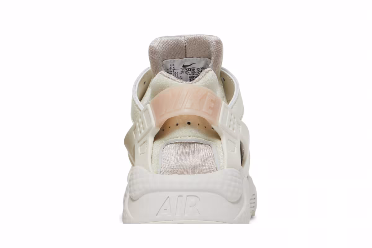 Nike Women's Air Huarache Sail Fossil Stone, view 8