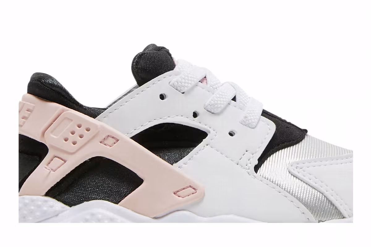 Nike Huarache Run TD Grey Fog Pink Foam, view 3