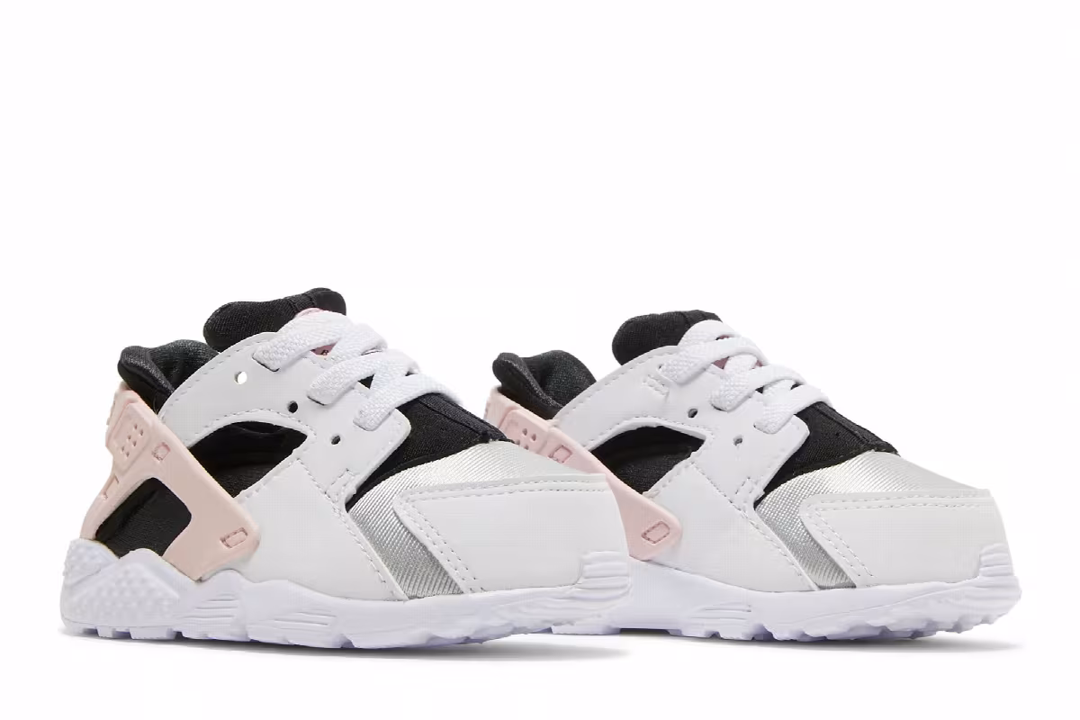 Nike Huarache Run TD Grey Fog Pink Foam, view 9