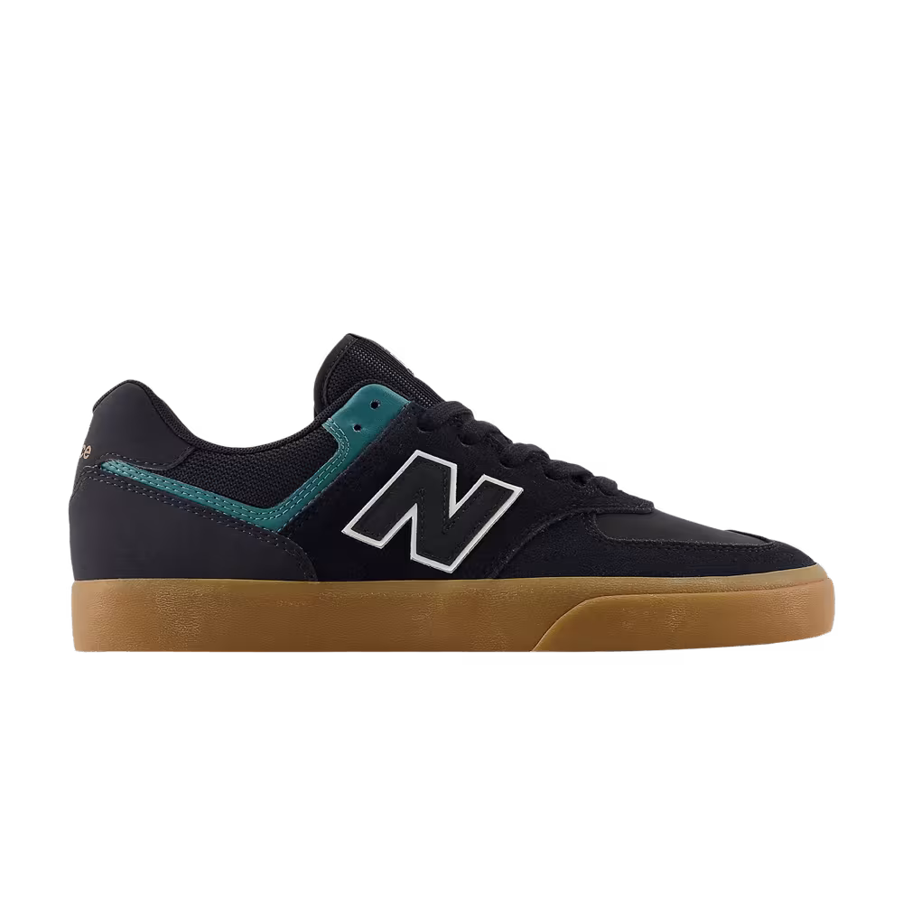 New Balance Numeric 574 Vulc Black Teal Gum