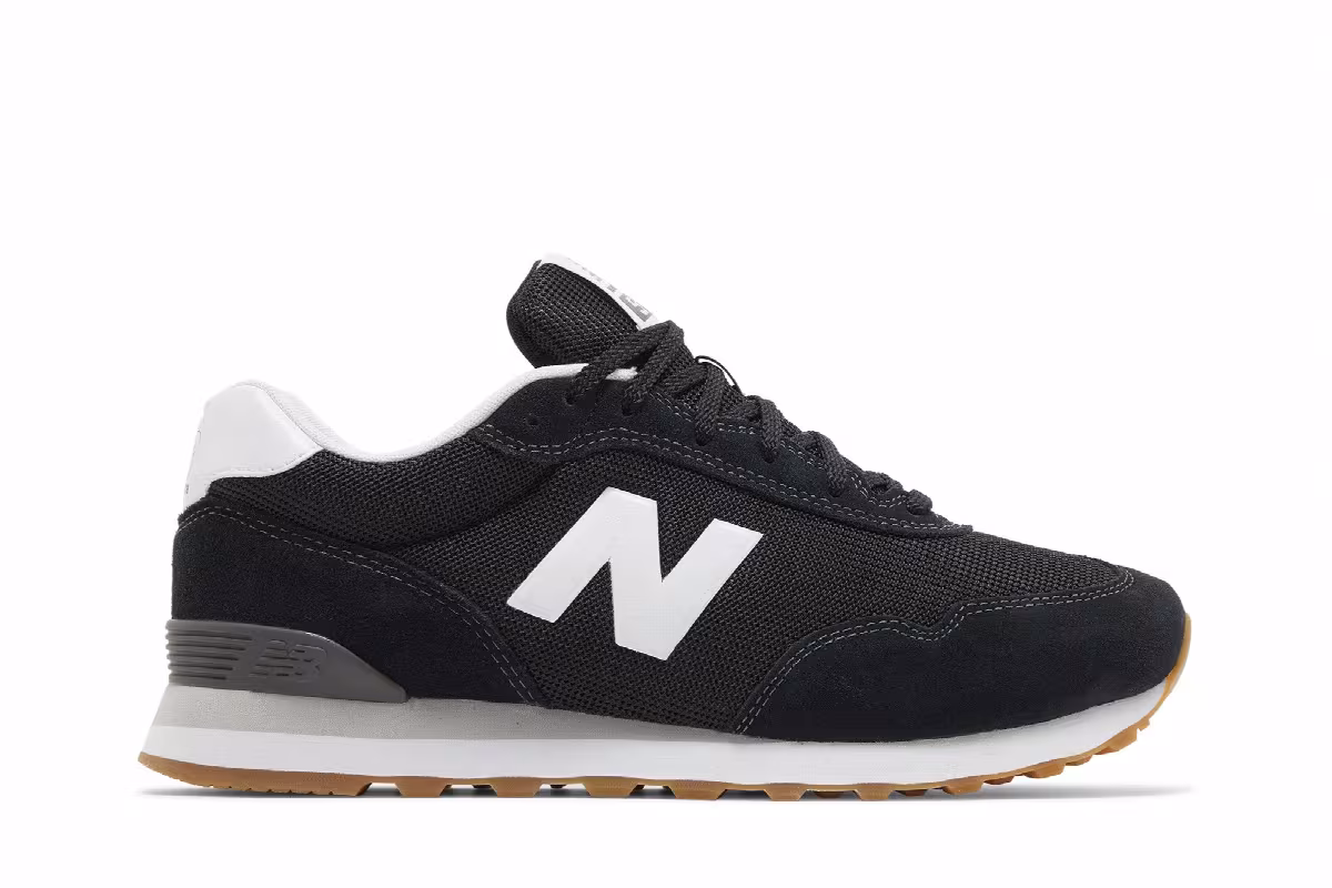 New Balance 515v3 Black White Gum, view 2