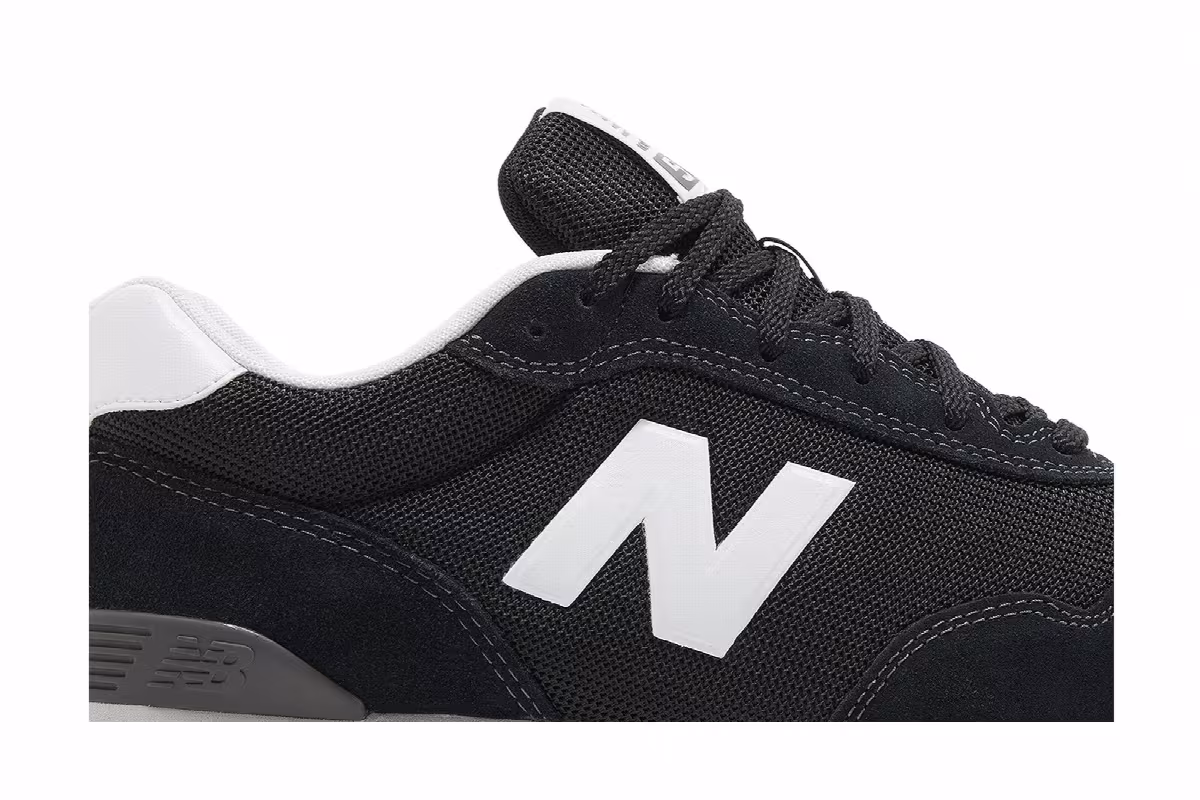 New Balance 515v3 Black White Gum, view 3