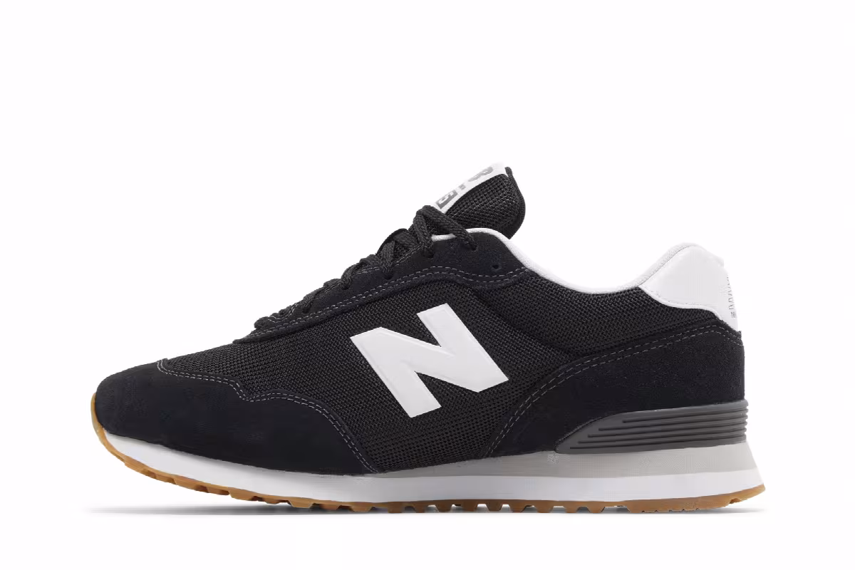 New Balance 515v3 Black White Gum, view 4