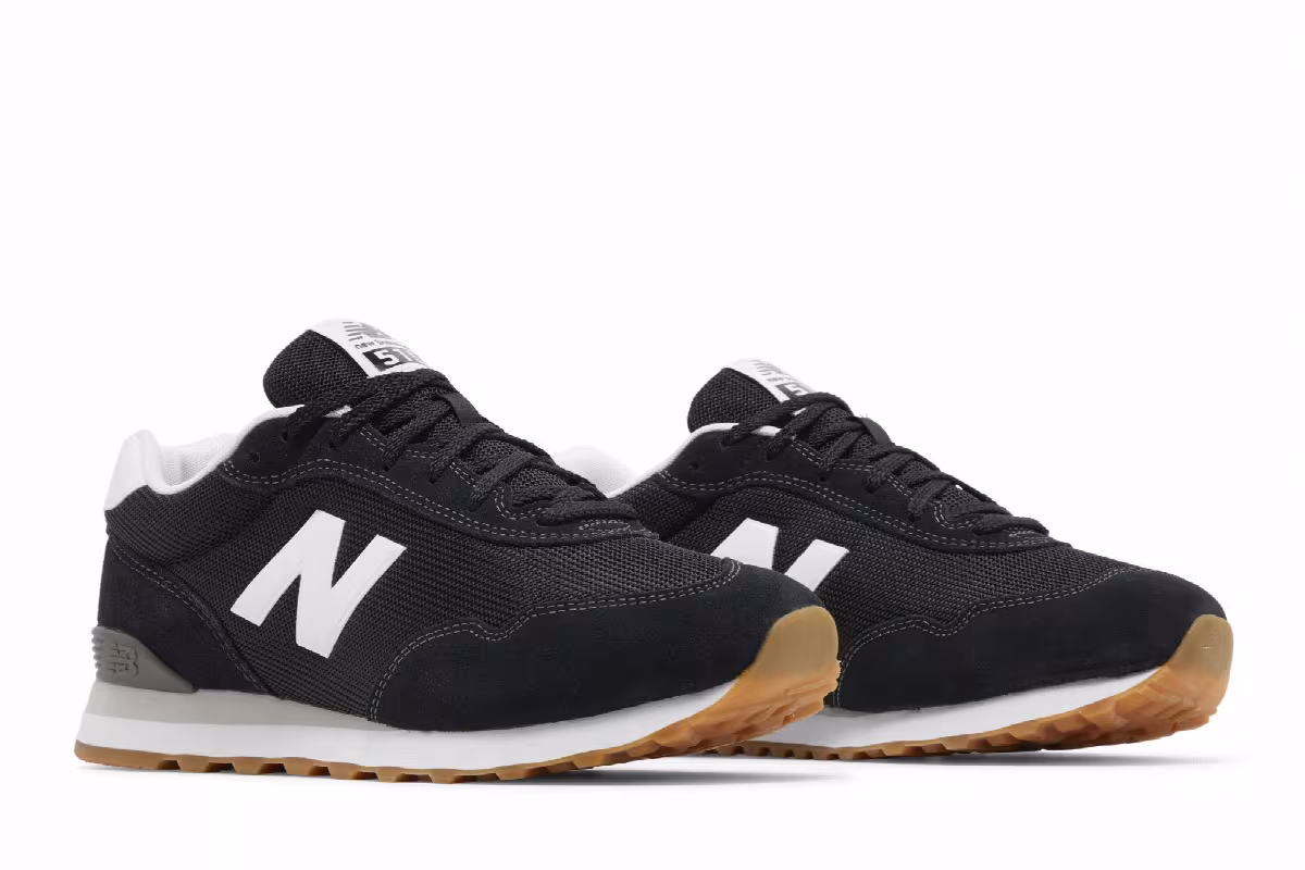 New Balance 515v3 Black White Gum, view 9