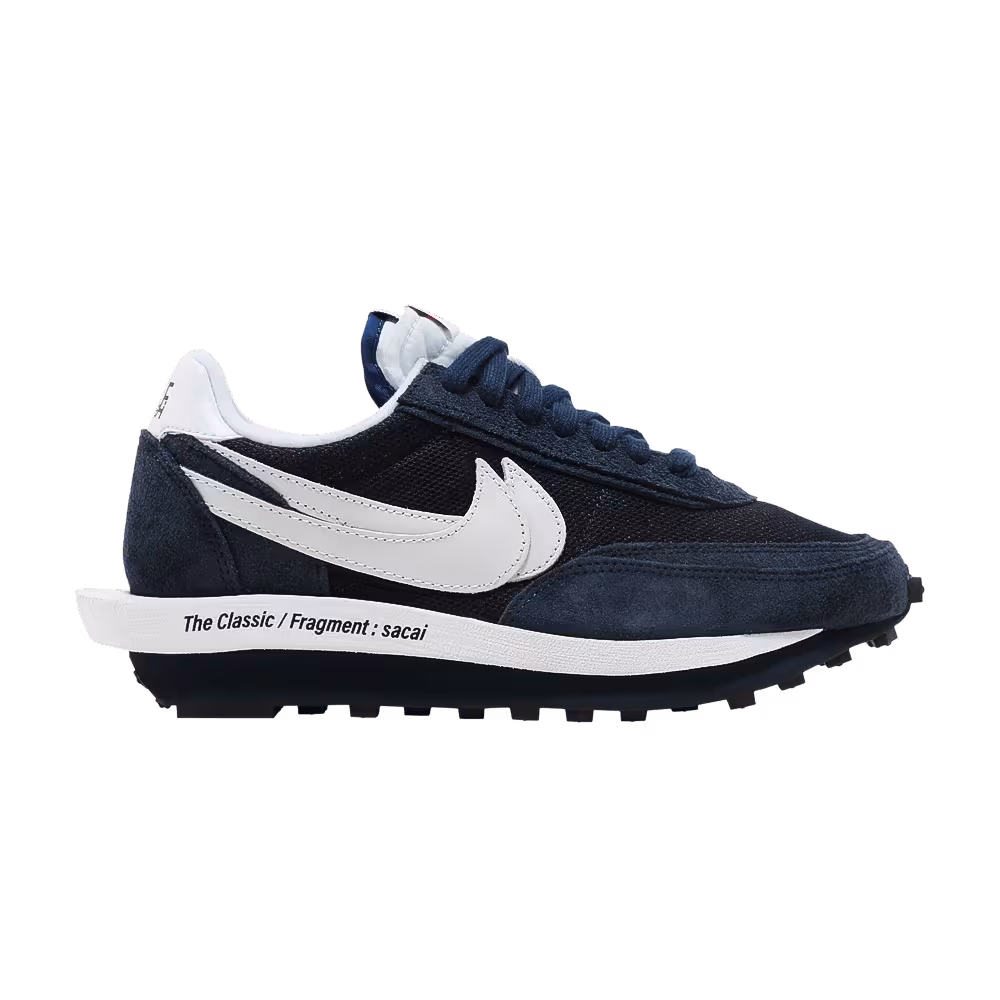 Fragment Design x sacai x Nike LDV Waffle Blackened Blue