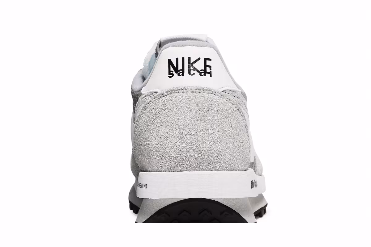 Fragment Design x sacai x Nike LDV Waffle Light Smoke Grey, view 8