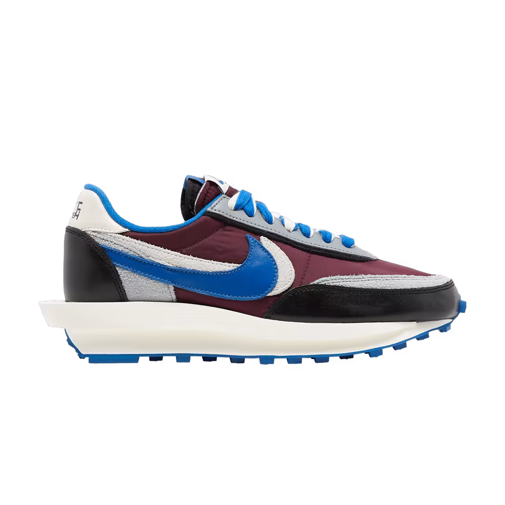 sacai x Undercover x Nike LDWaffle Night Maroon Team Royal