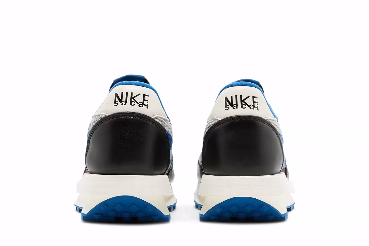 sacai x Undercover x Nike LDWaffle Night Maroon Team Royal, view 7