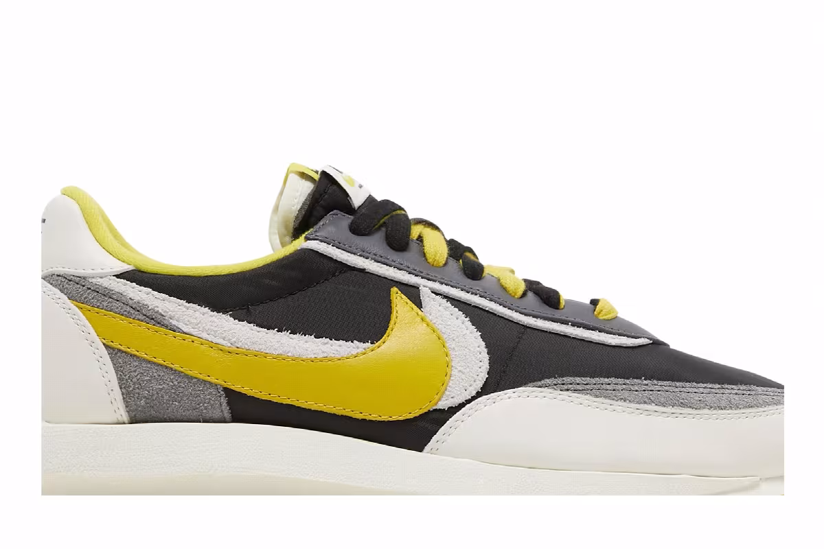 sacai x Undercover x Nike LDWaffle Bright Citron, view 3