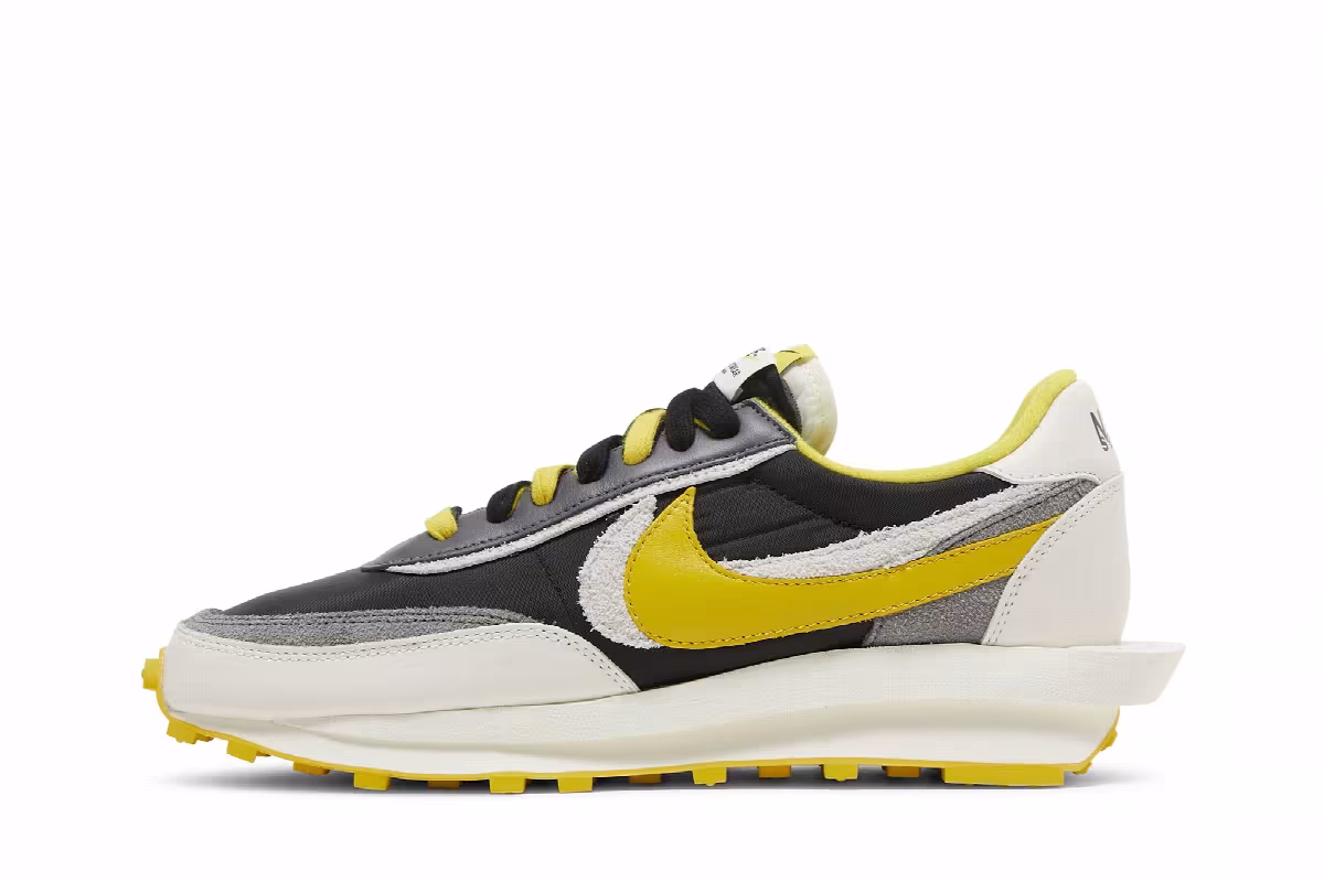 sacai x Undercover x Nike LDWaffle Bright Citron, view 4