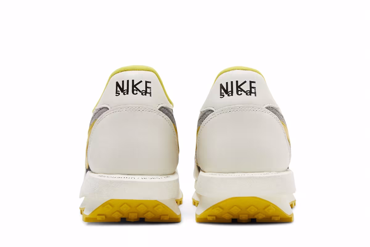sacai x Undercover x Nike LDWaffle Bright Citron, view 7