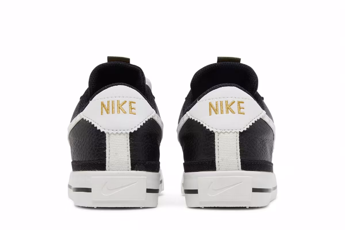 Serena Williams Design Crew x Nike Women's Court Legacy Black Metallic Gold, view 7