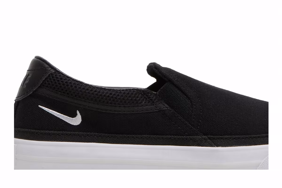 Nike Women's Court Legacy Slip-On Black White, view 3