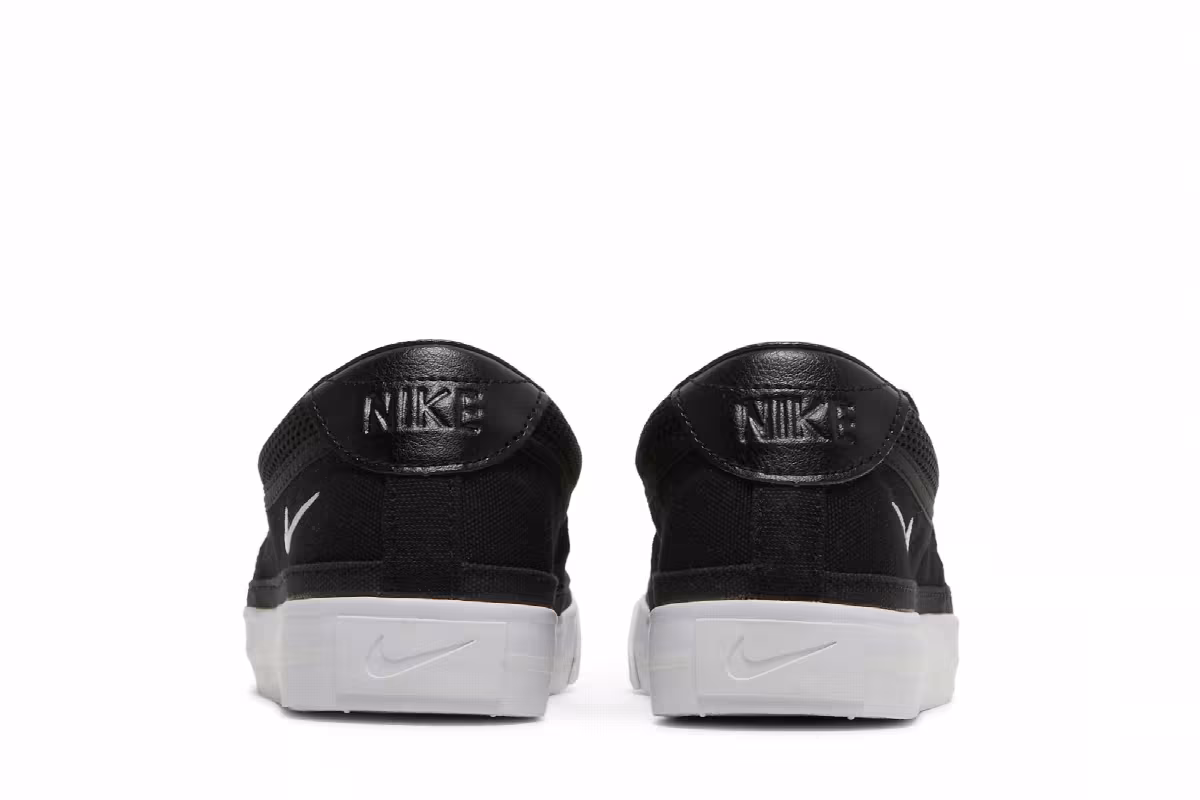 Nike Women's Court Legacy Slip-On Black White, view 7