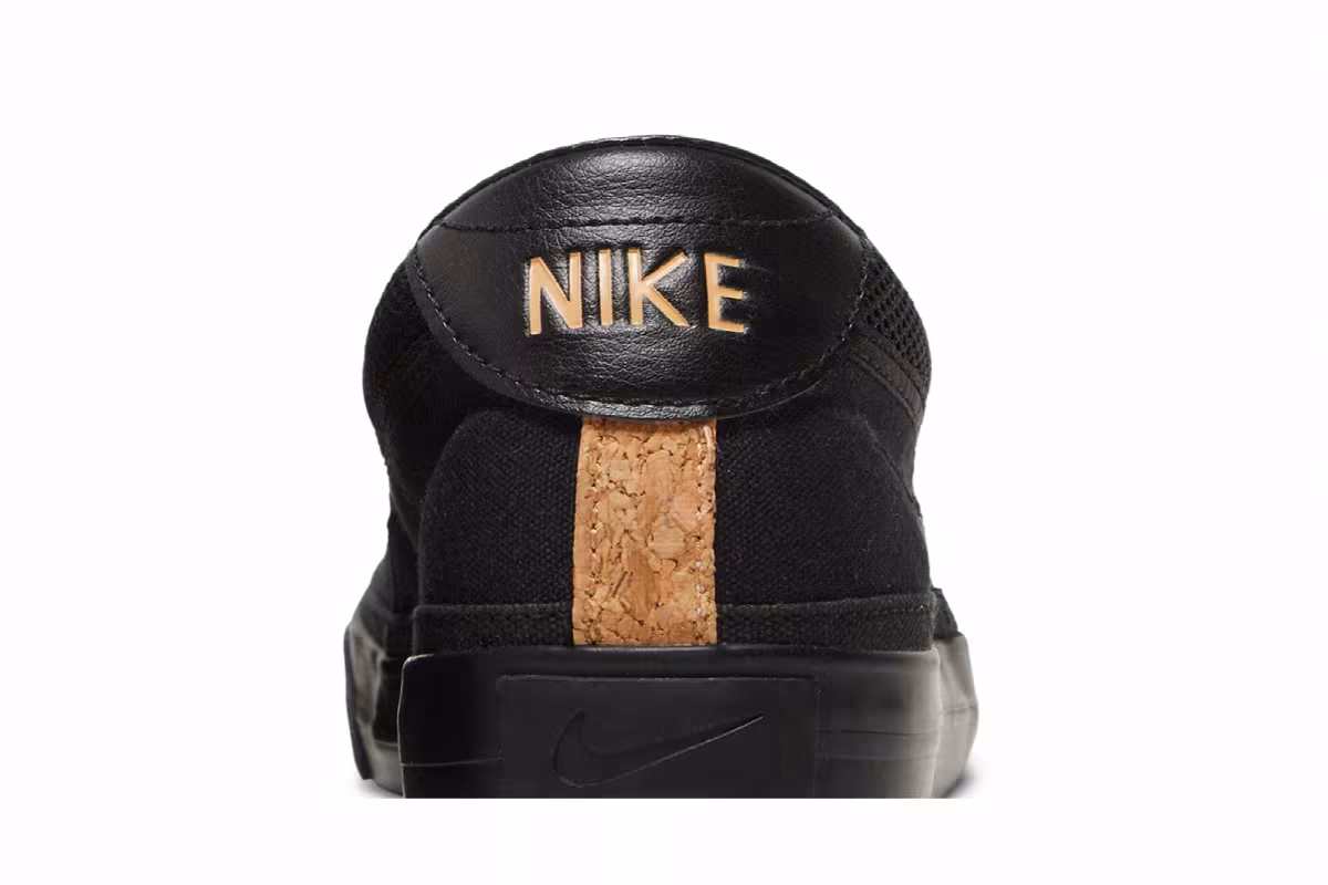 Nike Court Legacy Slip-On Triple Black, view 8