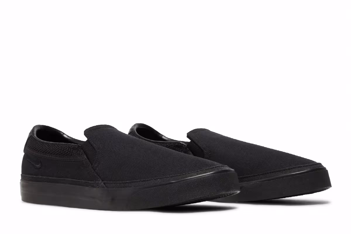 Nike Court Legacy Slip-On Triple Black, view 9