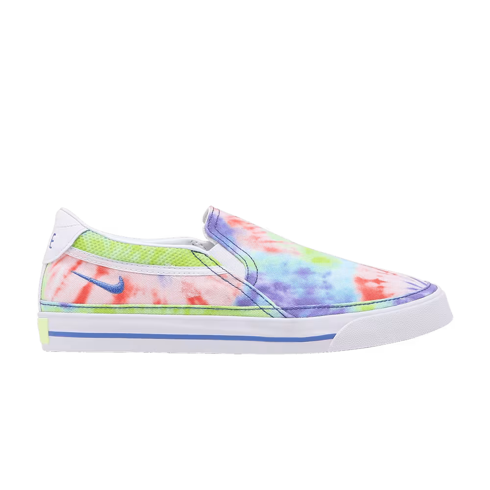 Nike Women's Court Legacy Print Slip-On Tie-Dye