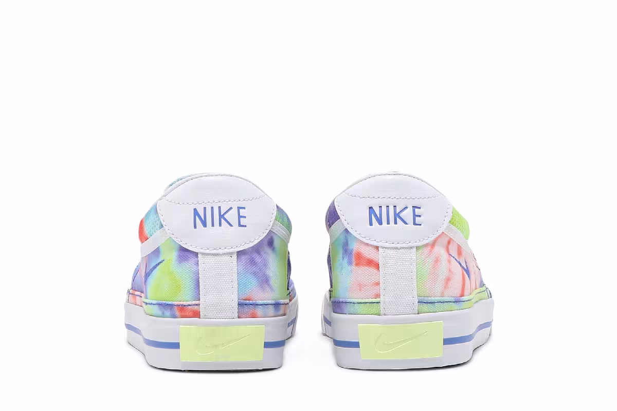 Nike Women's Court Legacy Print Slip-On Tie-Dye, view 7