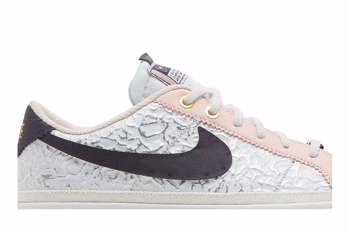 Serena Williams Design Crew x Nike Women's Court Legacy White Pale Coral, view 3