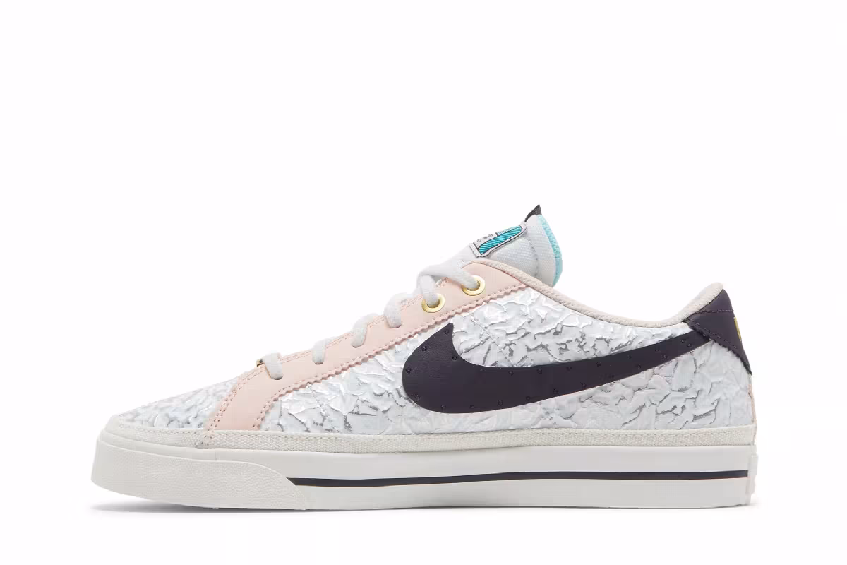 Serena Williams Design Crew x Nike Women's Court Legacy White Pale Coral, view 4