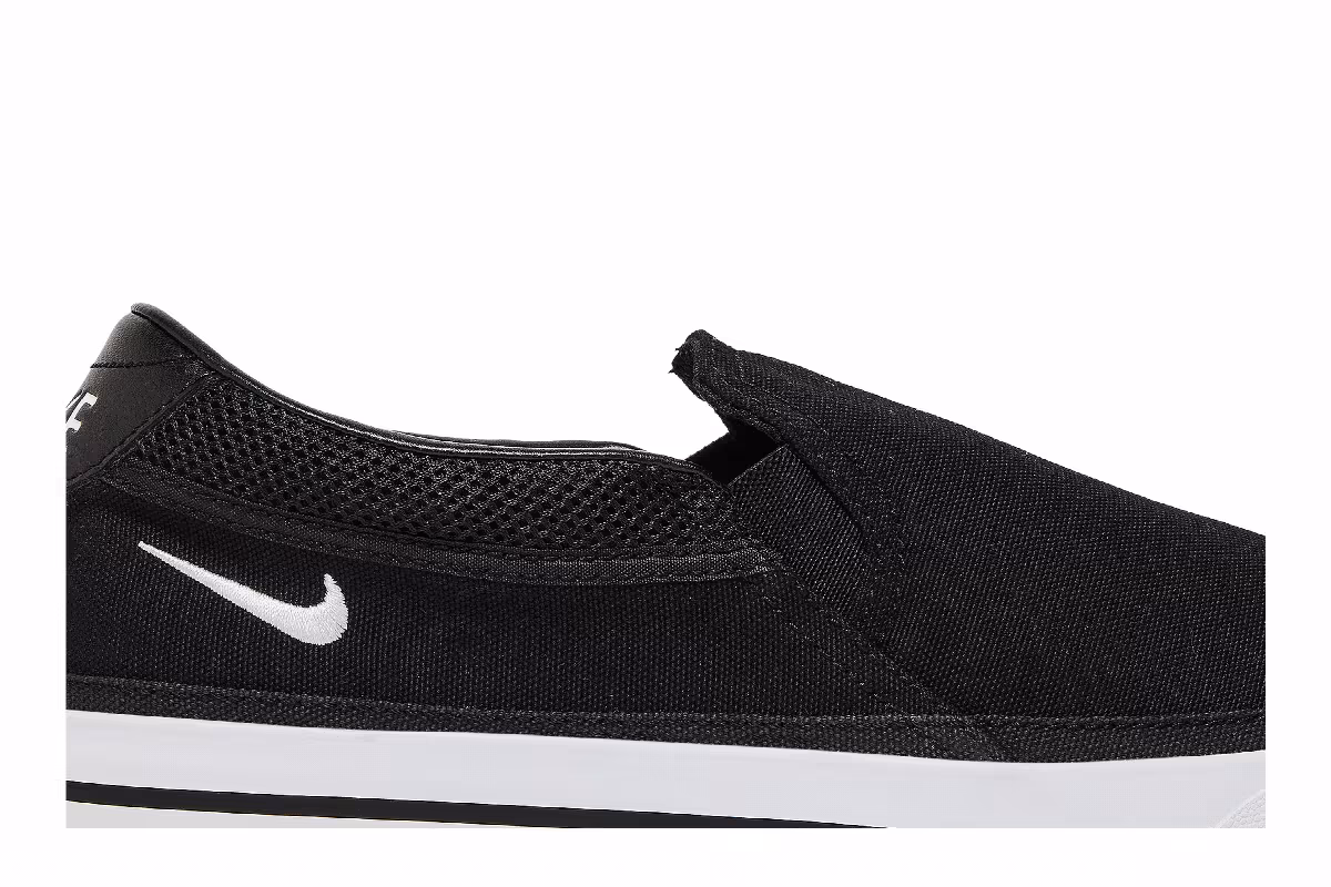 Nike Court Legacy Slip Black White, view 3