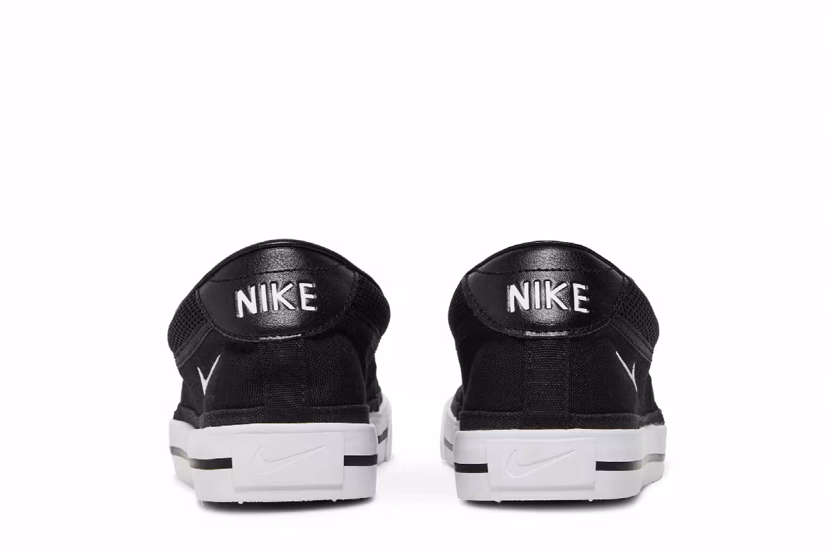 Nike Court Legacy Slip Black White, view 7