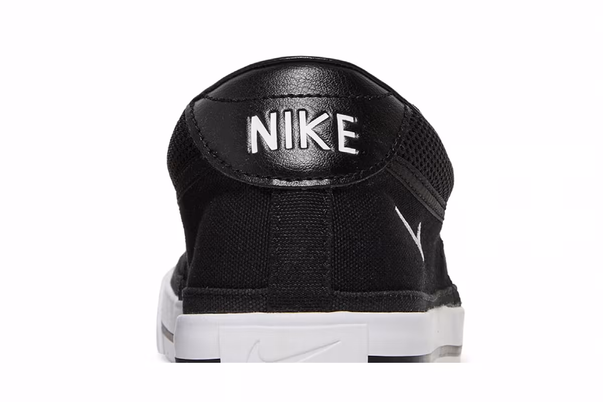 Nike Court Legacy Slip Black White, view 8