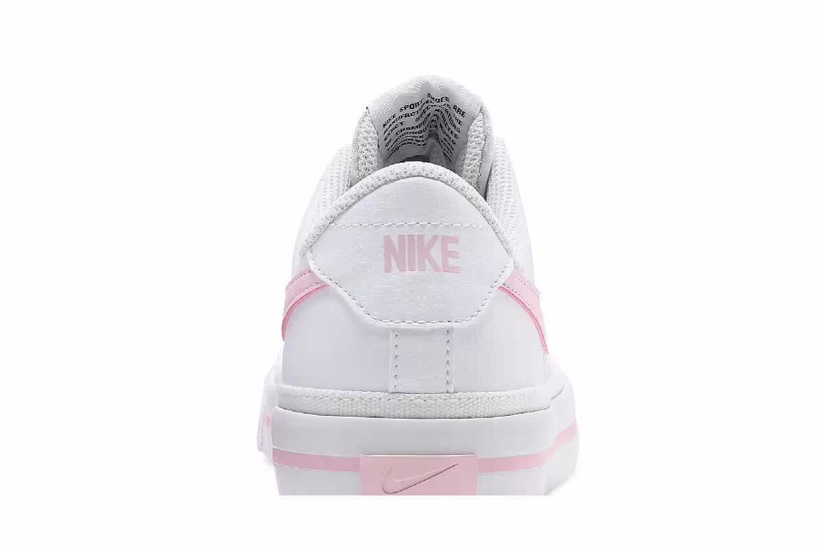 Nike Court Legacy GS White Pink Foam, view 8