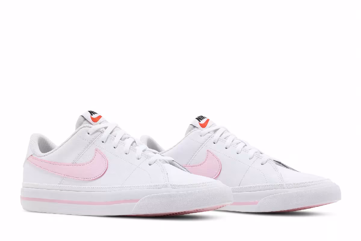 Nike Court Legacy GS White Pink Foam, view 9