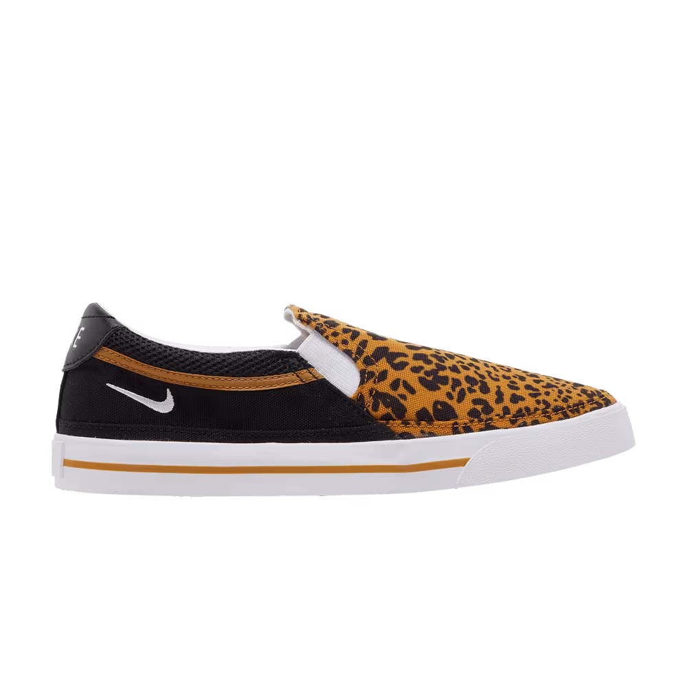 Nike Women's Court Legacy Slip Leopard