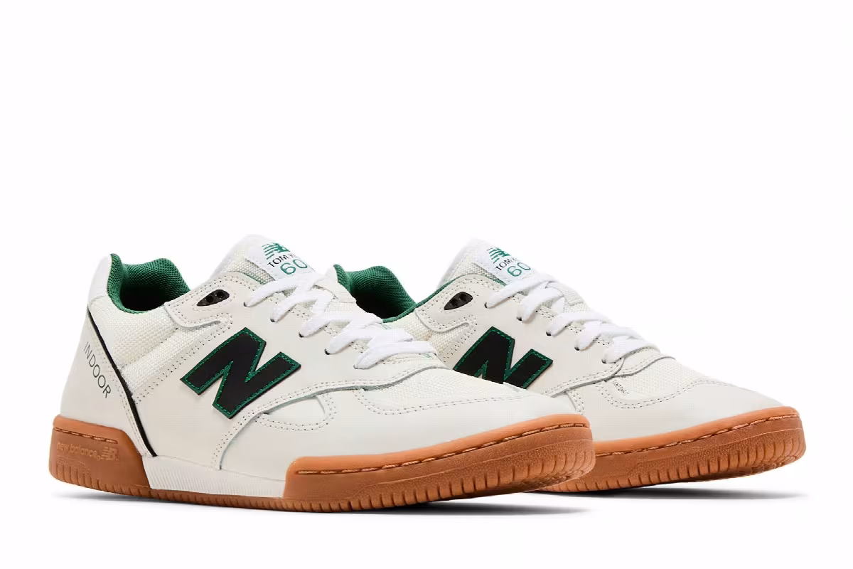 Tom Knox x New Balance Numeric 600 White Green Gum, view 9