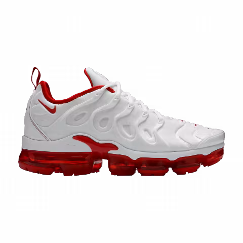 Nike Air VaporMax Plus 'White University Red'