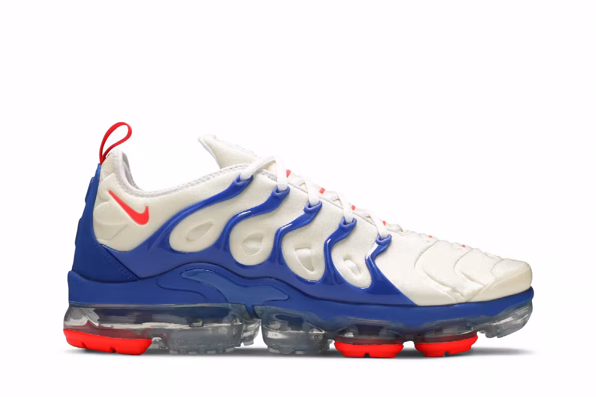 Nike Air VaporMax Plus Coconut Milk Hyper Royal, view 2