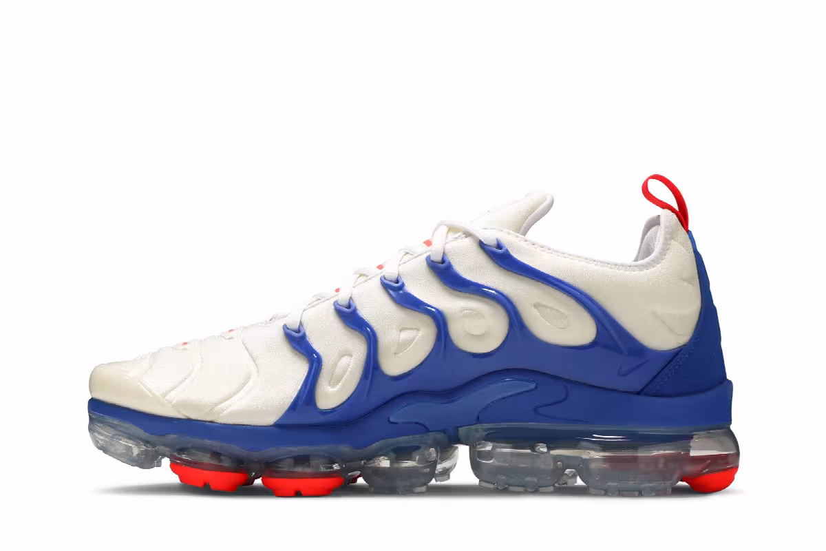 Nike Air VaporMax Plus Coconut Milk Hyper Royal, view 4