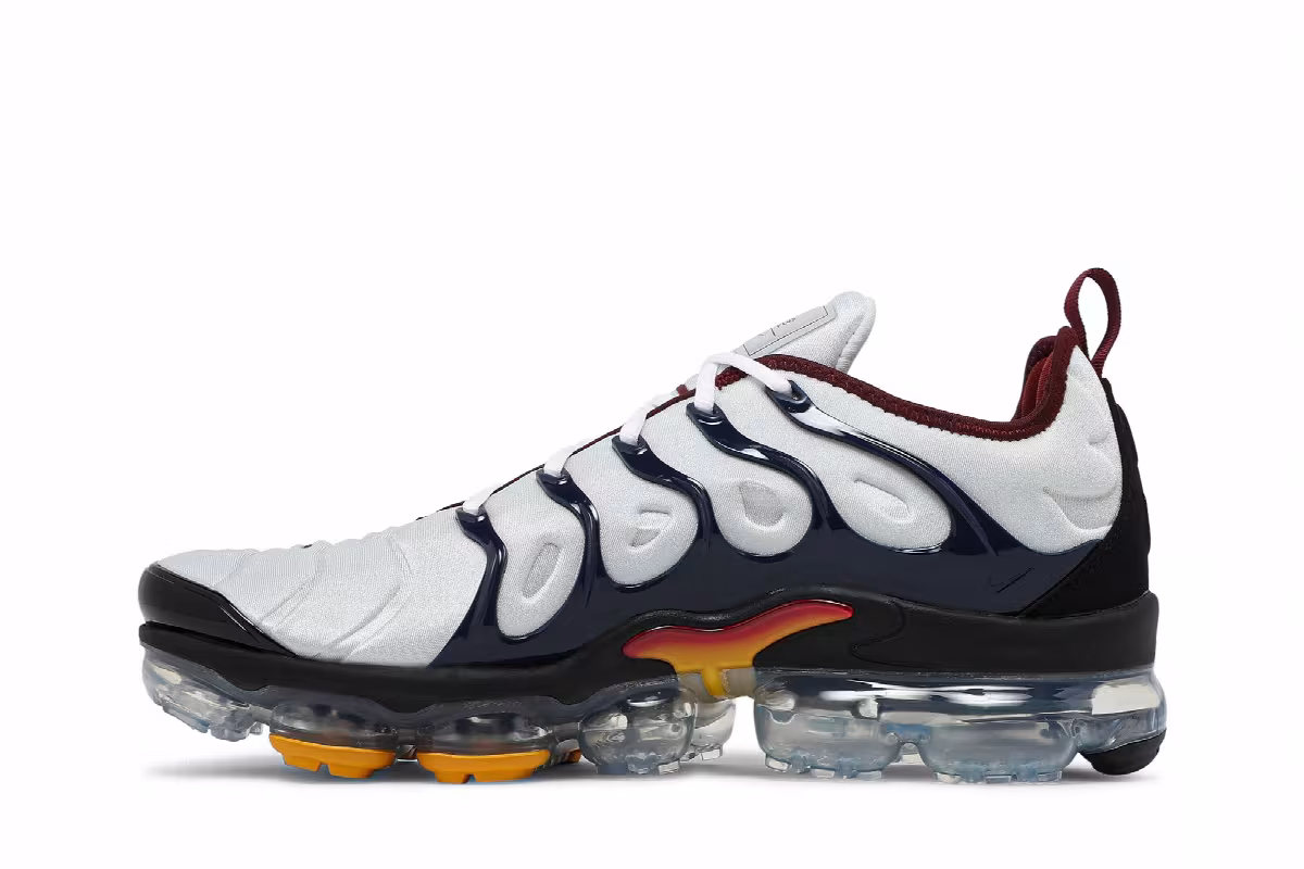 Nike Air VaporMax Plus Platinum Midnight Navy, view 4