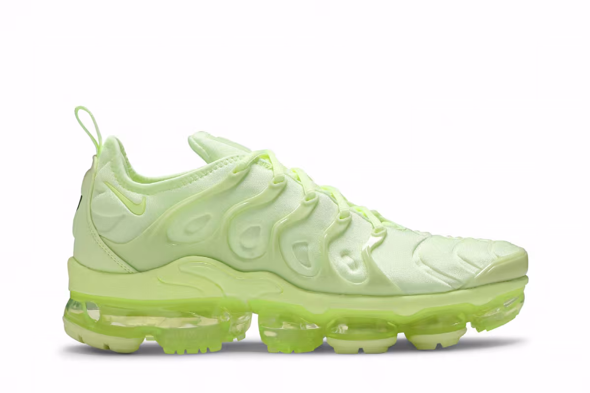 Nike Women's Air VaporMax Plus Barely Volt, view 2