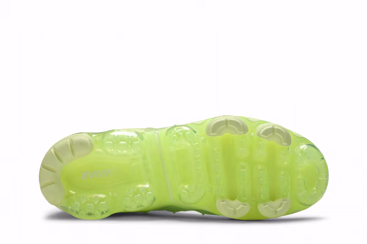 Nike Women's Air VaporMax Plus Barely Volt, view 5
