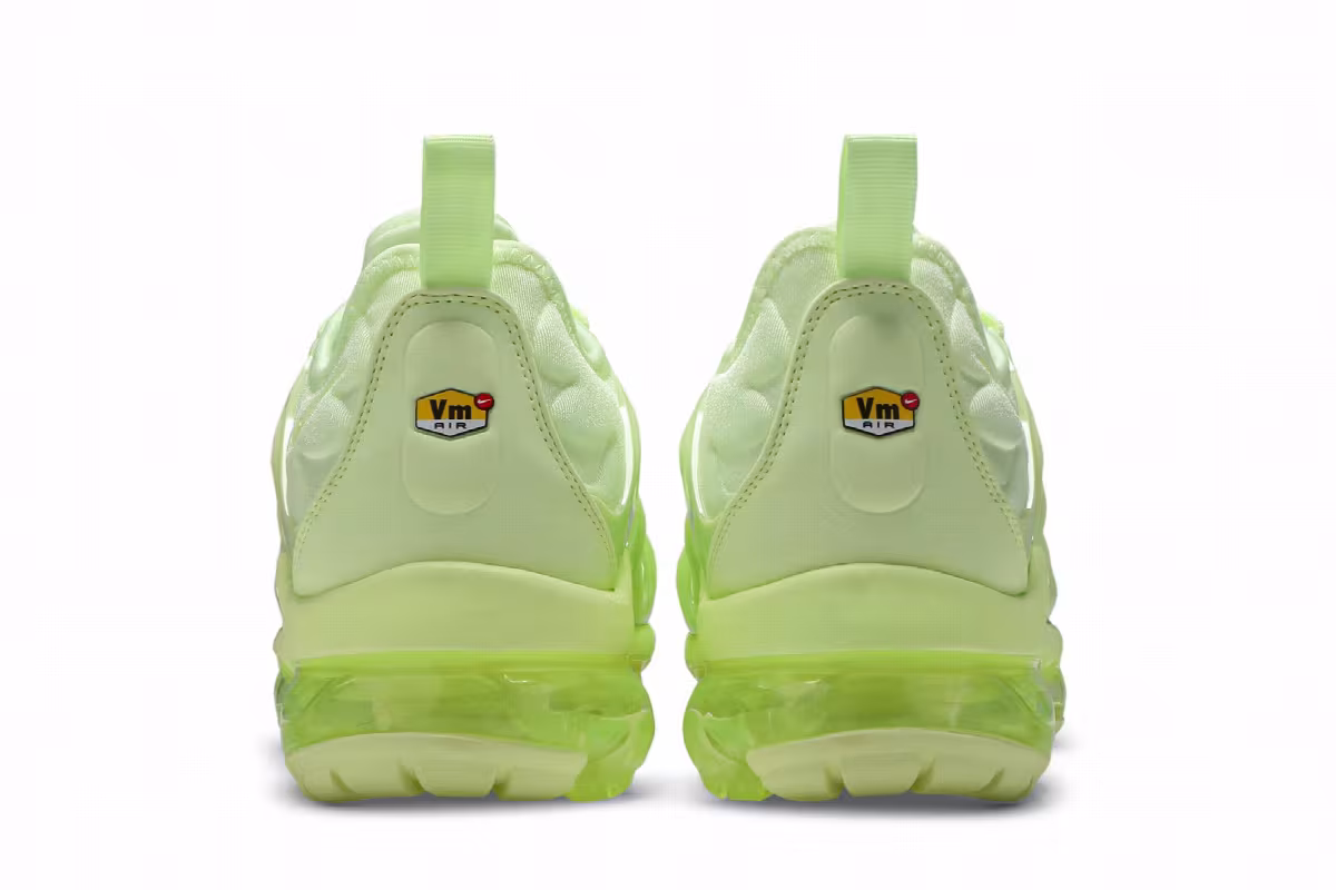 Nike Women's Air VaporMax Plus Barely Volt, view 7