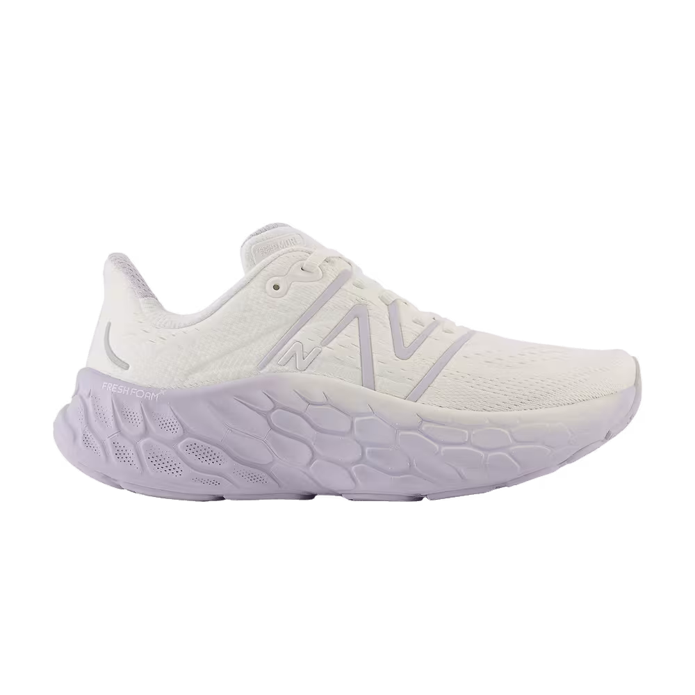 New Balance Women's Fresh Foam X More v4 Sea Salt Grey Violet