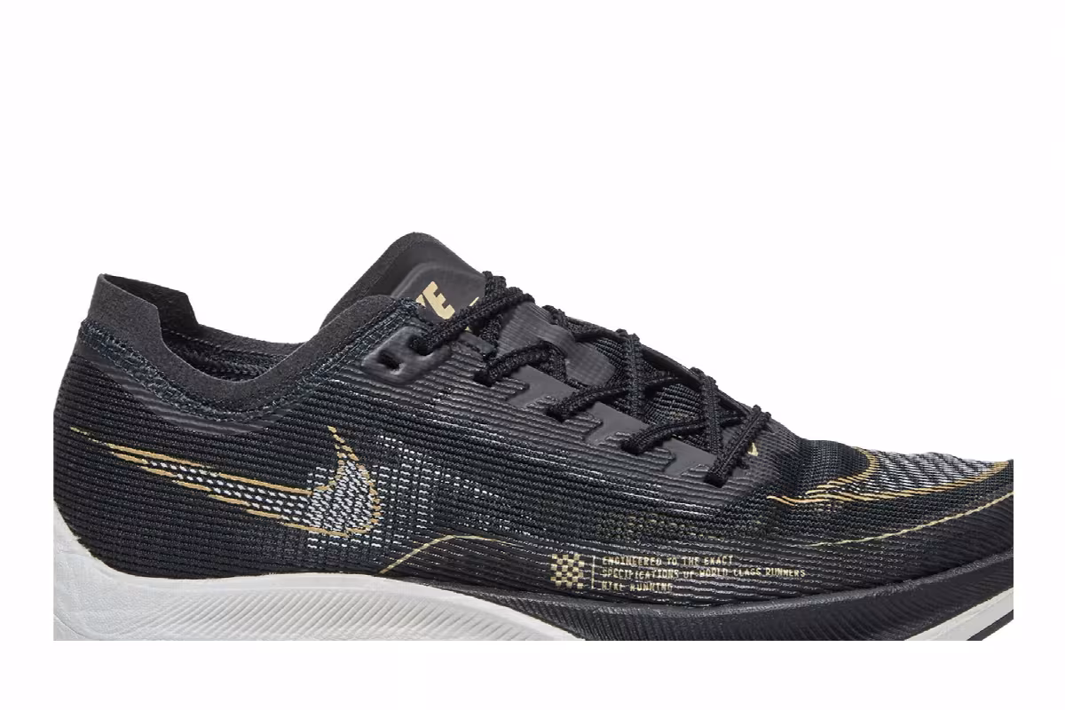 Nike ZoomX Vaporfly NEXT% 2 Black Metallic Gold Coin, view 3