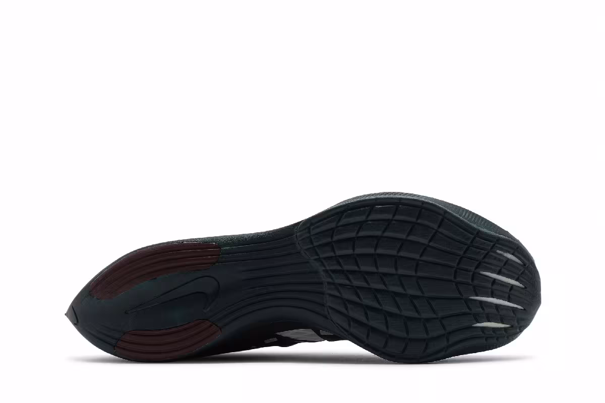 Gyakusou x Nike ZoomX Vaporfly NEXT% Midnight Spruce Burgundy, view 5