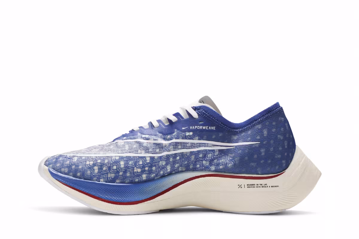 Nike ZoomX Vaporfly NEXT% Blue Ribbon Sports, view 4