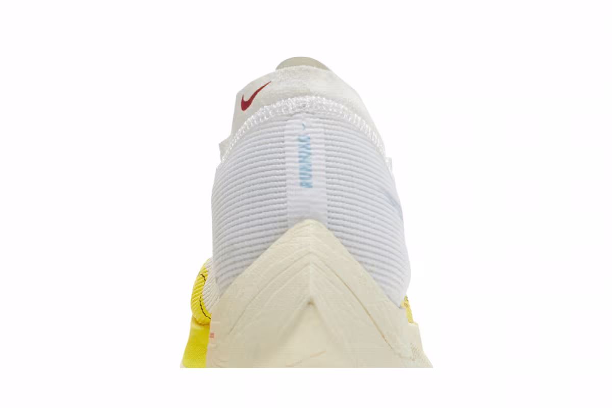 Nike Women's ZoomX Vaporfly NEXT% 2 White Yellow Strike, view 8