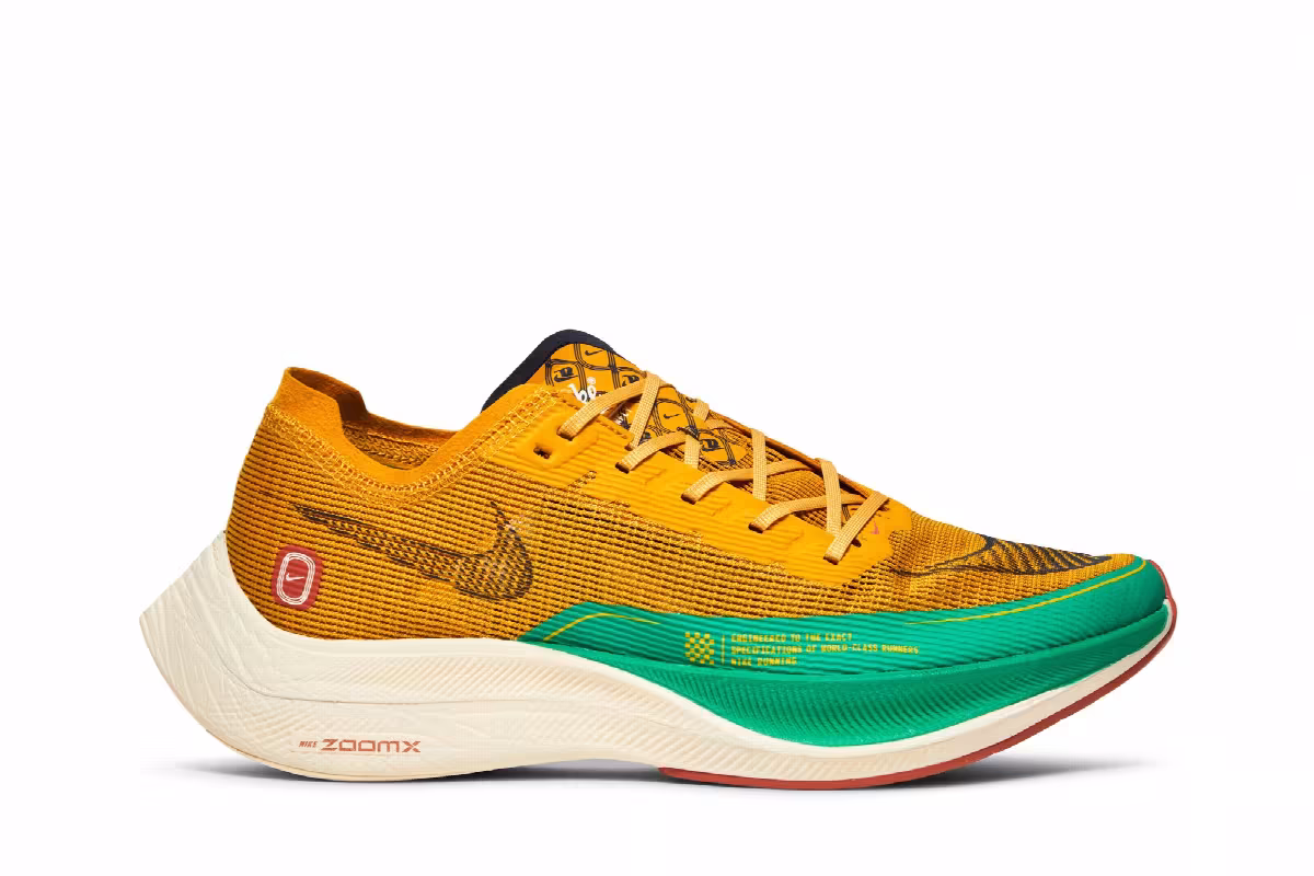 Nike ZoomX Vaporfly NEXT% 2 Dark Sulfur Stadium Green, view 2