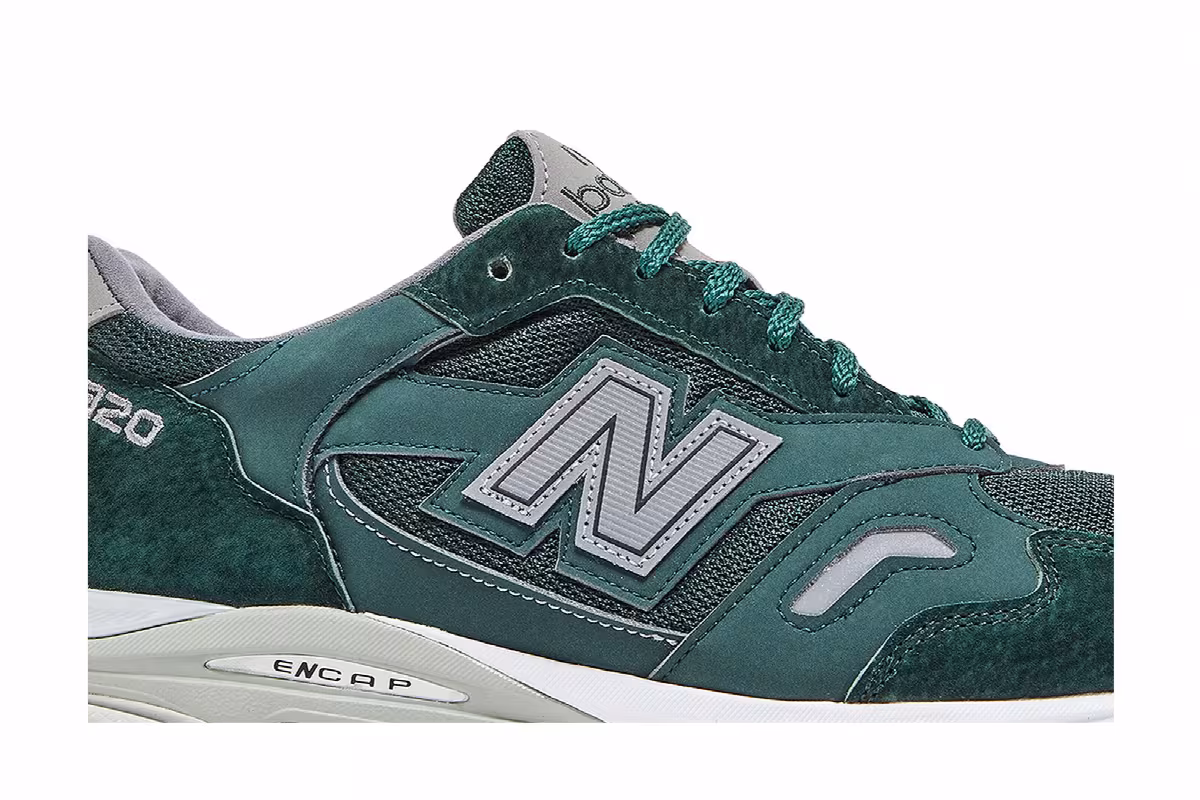 New Balance Men's 920 Made in England Green Grey, view 3