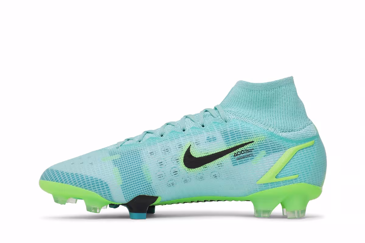 Nike Mercurial Superfly 8 Elite FG Dynamic Turquoise Lime Glow, view 4
