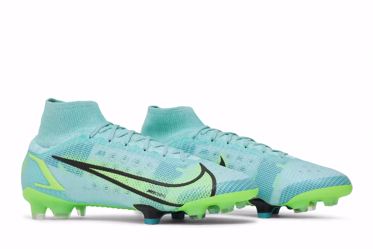 Nike Mercurial Superfly 8 Elite FG Dynamic Turquoise Lime Glow, view 9