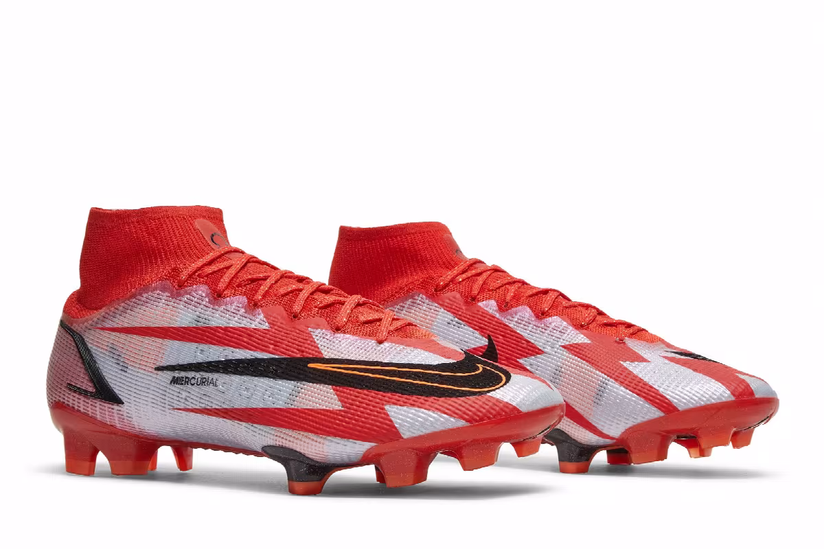 Nike Mercurial Superfly 8 Elite CR7 FG Chile Red, view 9