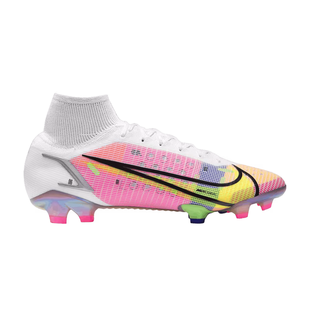 Nike Mercurial Superfly 8 Elite FG White Dark Raisin
