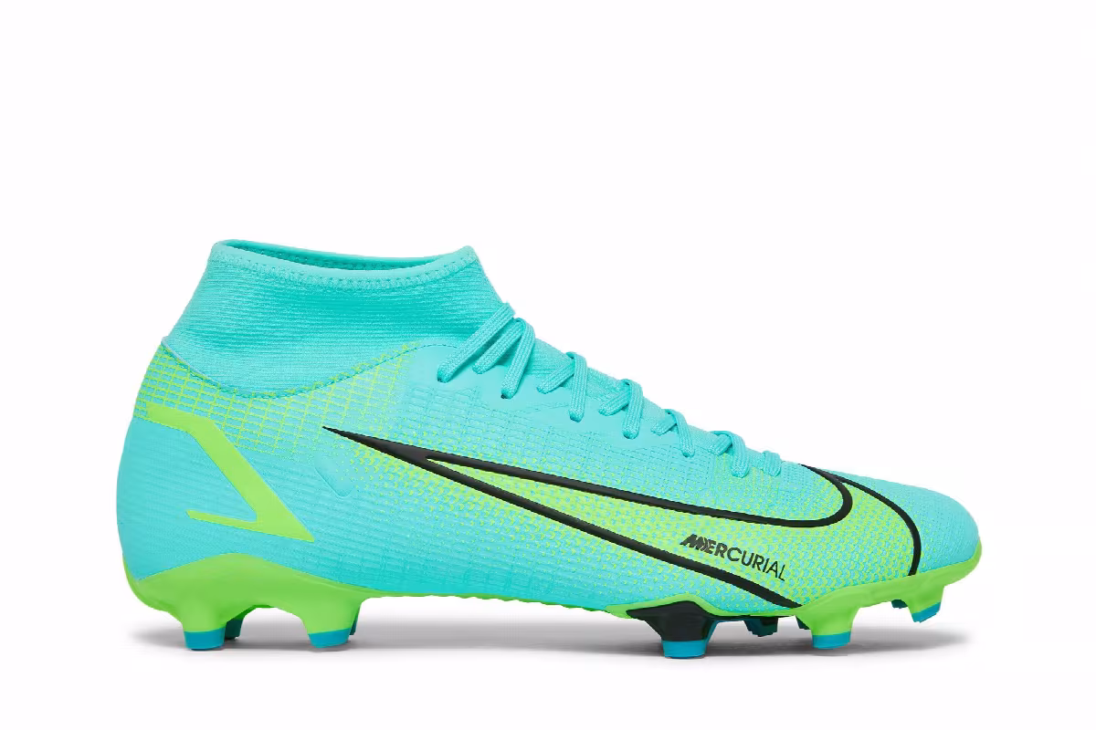 Nike Mercurial Superfly 8 Academy MG Dynamic Turquoise Lime Glow, view 2